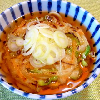 簡単に♪野菜かき揚げ風うどん